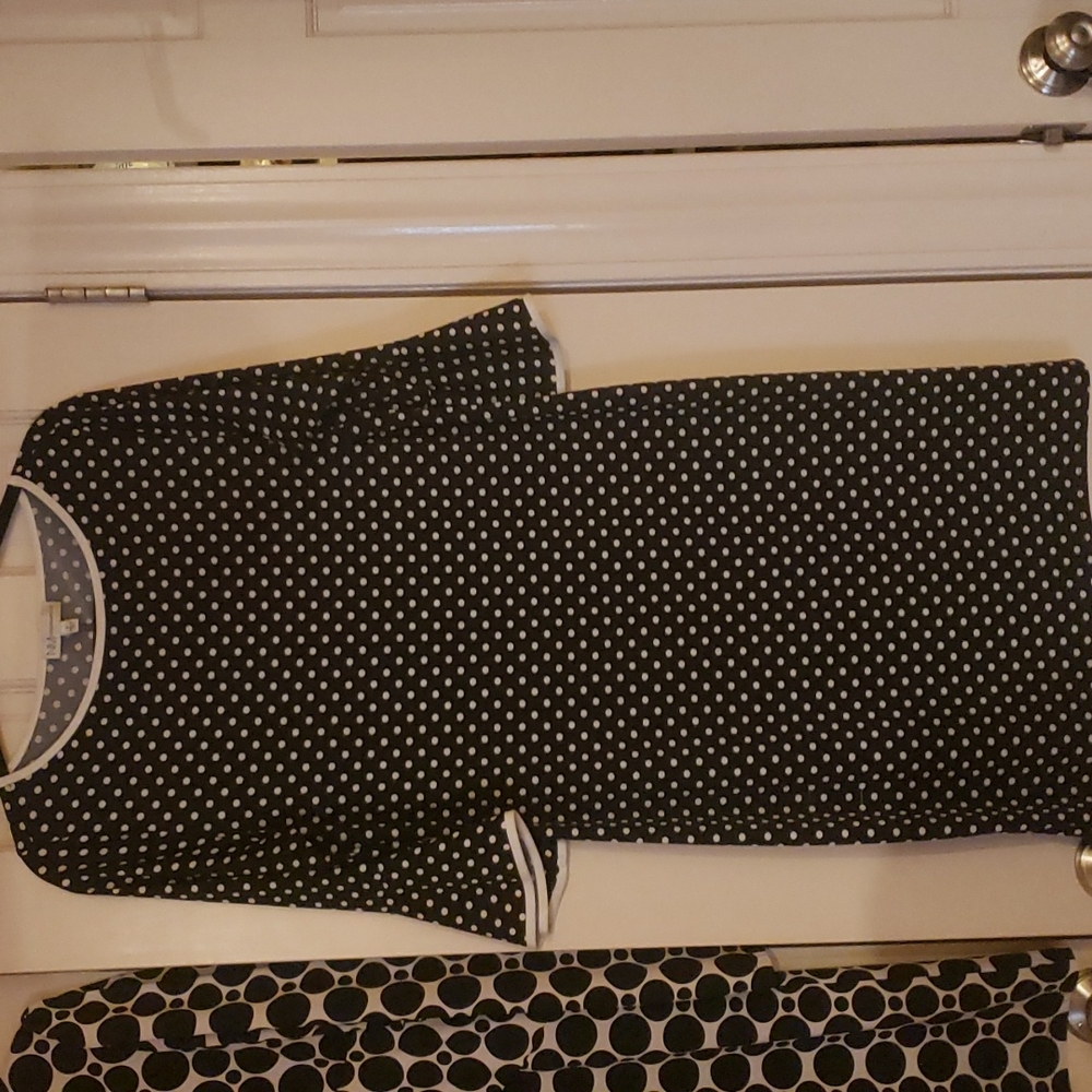 Cute polka dot NM dress bell sleeve